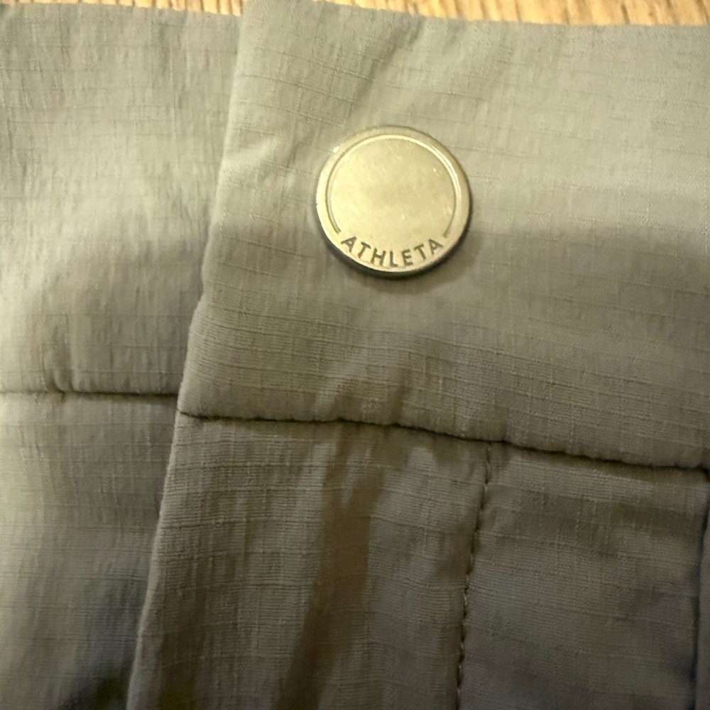 Athleta Silver Buttoned Skirt - 4 - Picture 6 of 10